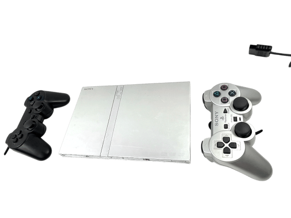 PS2 Slim SILVER Console bundle - Image 2