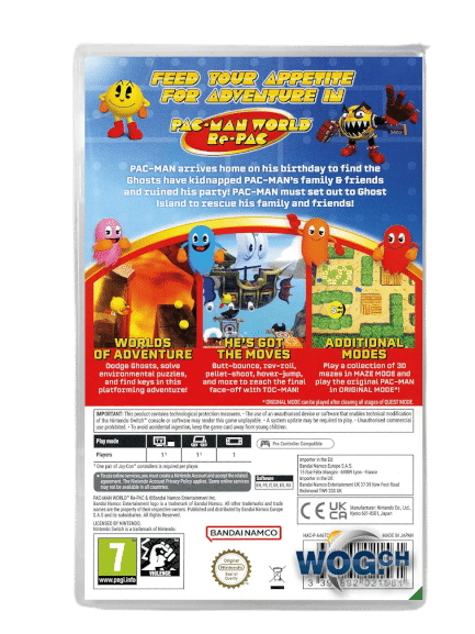 Nintendo Pcman Pac-Man World Re-Pac (Nintendo Switch) *NEW* - Appleby Games