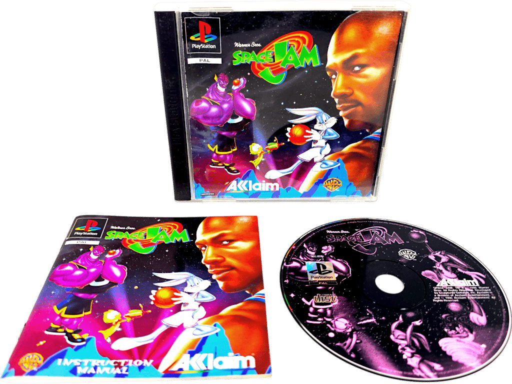 SPACE JAM (PS1 SPACEJAM) *EXCELLENT + COMPLETE*