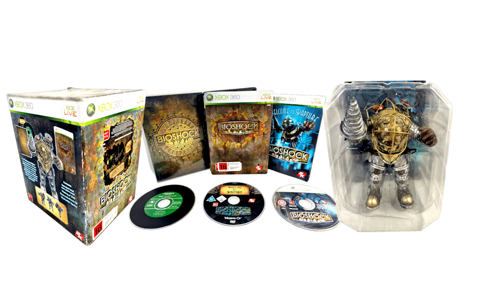 Bioshock Collector's Edition Staue + Game (Xbox 360) *MINT IN BOX*