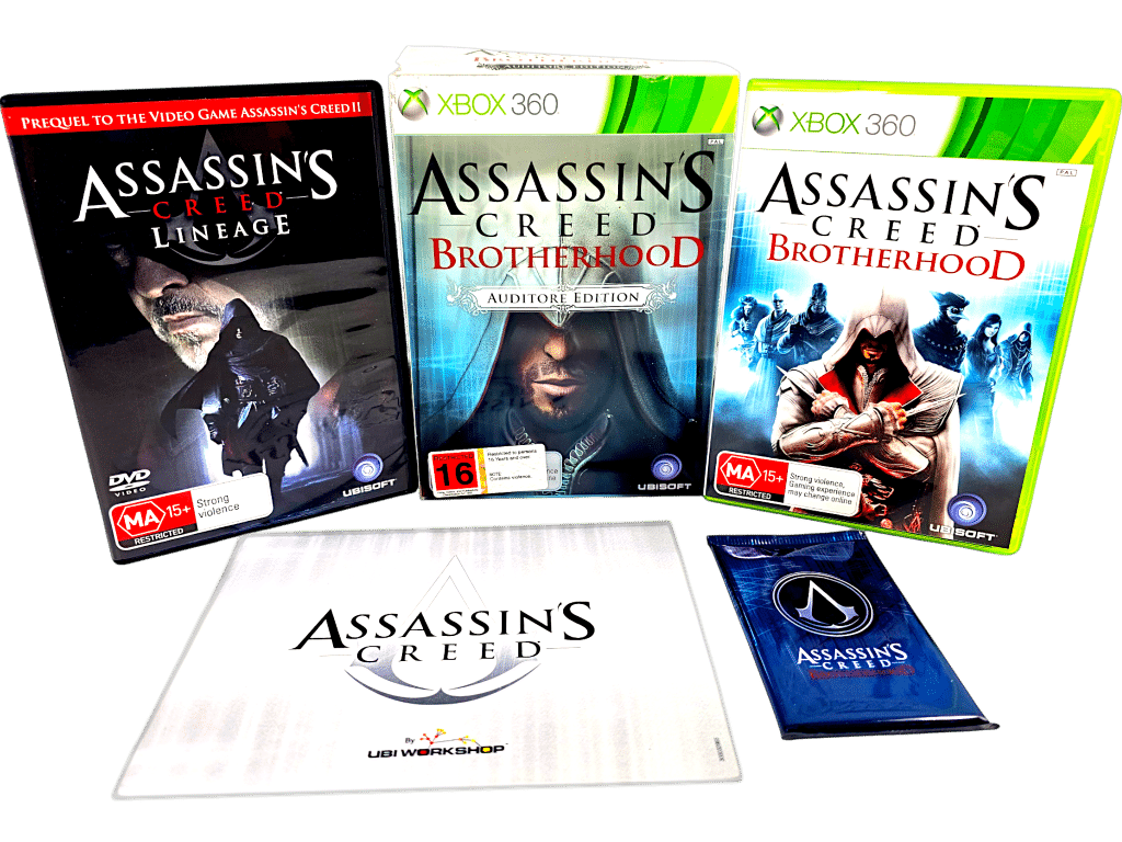 Assassin's Creed Brotherhood Auditore Edition (Xbox 360) *MINT COMPLETE*