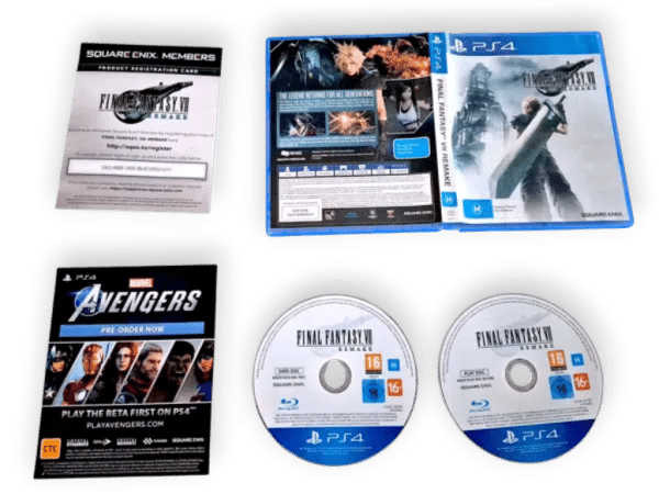 Final Fantasy VII Remake DELUXE EDITION (PS4 BIG BOX) *MINT COMPLETE* - Image 8