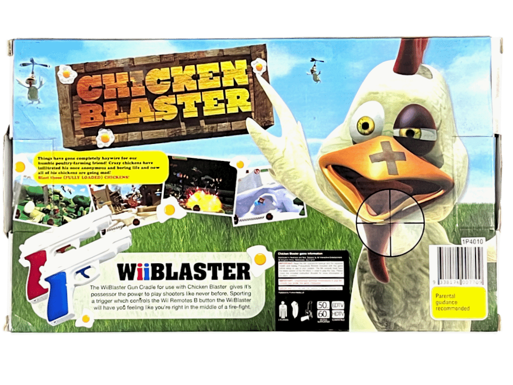 Chicken Blaster Game + Guns (Wii)