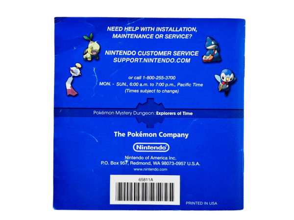 Pokemon Mystery Dungeon: Explorers of Time (NDS)