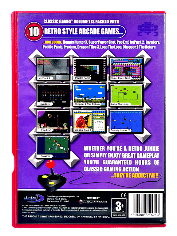 MAXPLAY Classics for GameCube: 10 Retro Style Arcade Games - Image 2