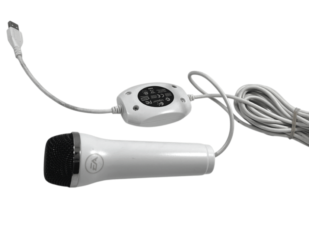 Genuine Logitech Microphone for PS3 / Xbox One / Wii + Wii U *WHITE*