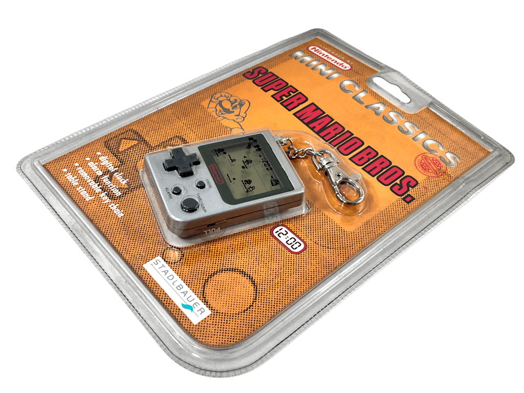 SUPER MARIO BROS Nintendo Mini Classics Key Chain Game 1998 NEW SEALED - Image 4