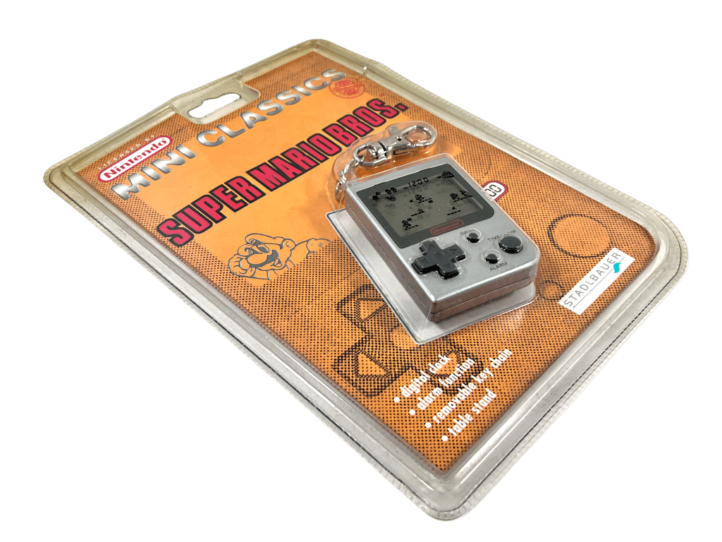 SUPER MARIO BROS Nintendo Mini Classics Key Chain Game 1998 NEW SEALED - Image 3