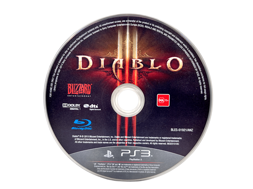 DIABLO III PS3 game