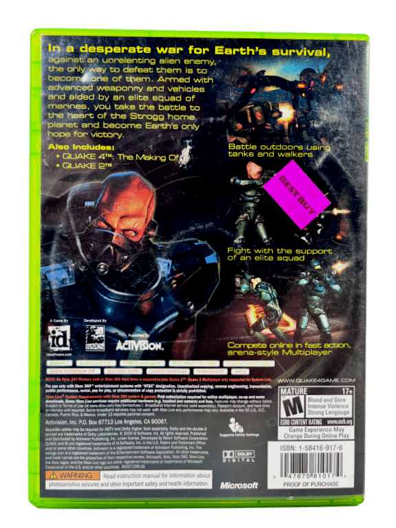 QUAKE 4 (XBox 360)