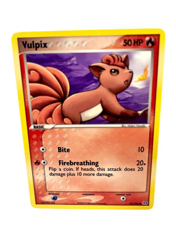 POKEMON TCG - Vulpix 72/106 EX Emerald