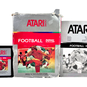 RealSports FOOTBALL (Atari 2600, 1982) *BOXED, COMPLETE*