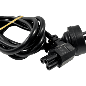 Three-Round-Prong-Pin AC Plug Cable for Laptop Power Supply Wall Adapter 3-Hol