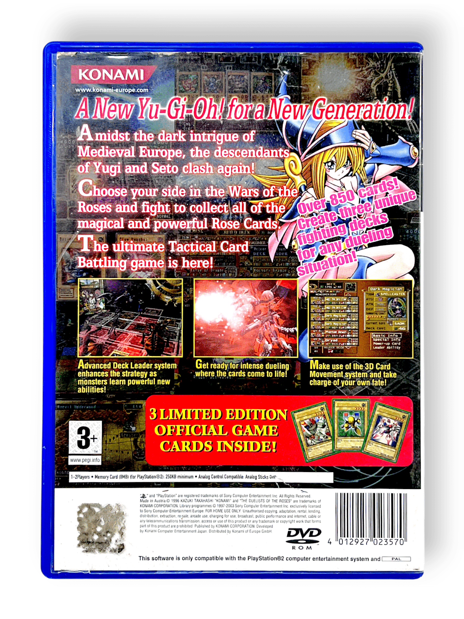 Yu-Gi-Oh! The Duelists of the Roses (PS2) *COMPLETE, DISC EXCELLENT* - Image 3
