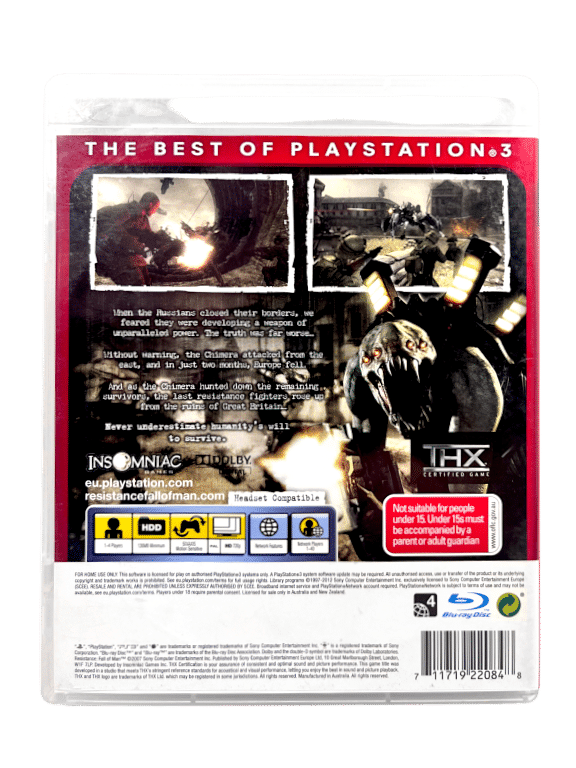 Resistance Fall Of Man Ps3 Fiyatı - Taksit Seçenekleri