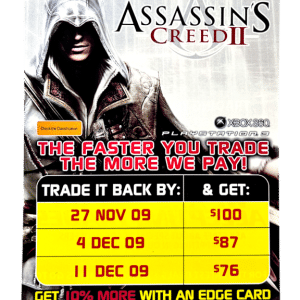 Assassin's Creed II Limited Trading Promo EB Games 2009