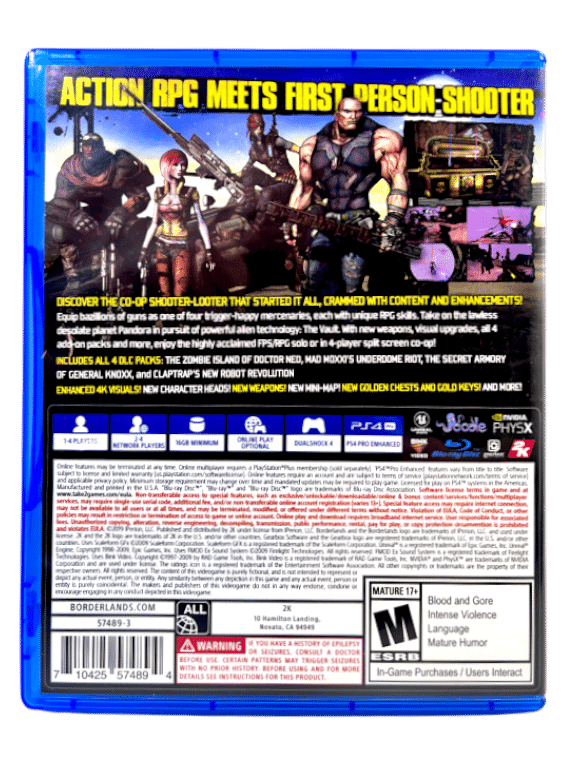 Borderlands: Game of The Year Edition (PS4)