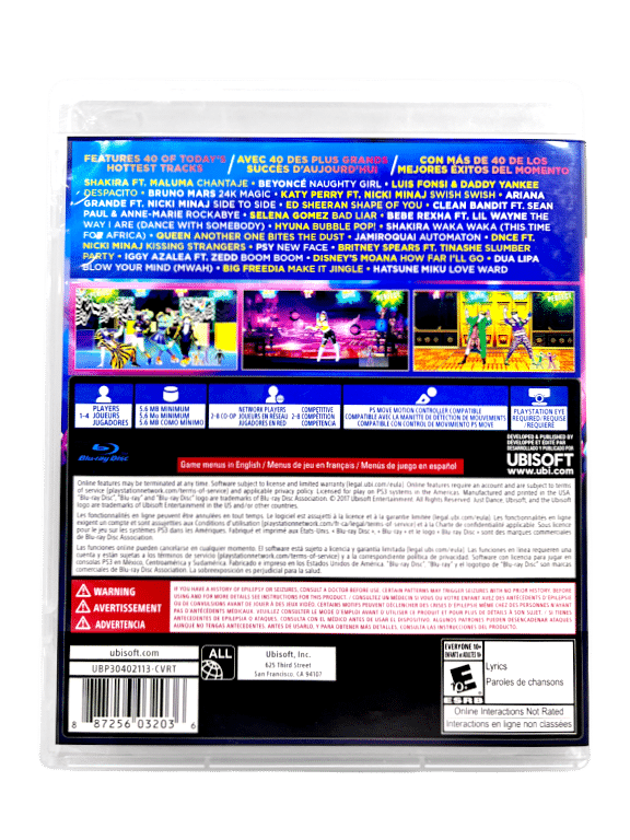 JUST DANCE 2018 (PS3)