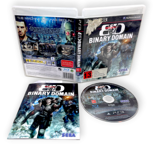 BINARY DOMAIN (PS3) *MINT COMPLETE*