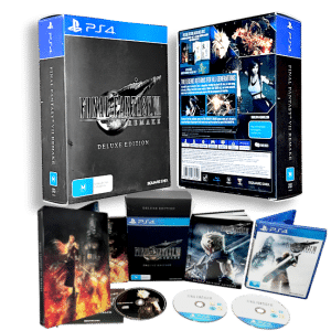 Final Fantasy VII Remake DELUXE EDITION (PS4 BIG BOX) *MINT COMPLETE*