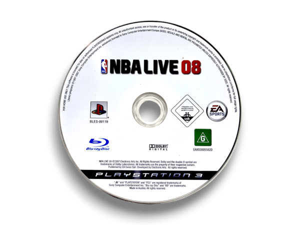 NBA LIVE 08 PS3 (Medium)