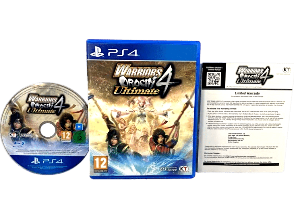 WARRIORS OROCHI 4 ULTIMATE (PS4) *MINT COMPLETE*