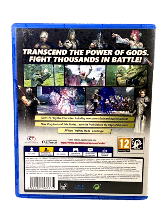 WARRIORS OROCHI 4 ULTIMATE (PS4) *MINT COMPLETE* - Image 2