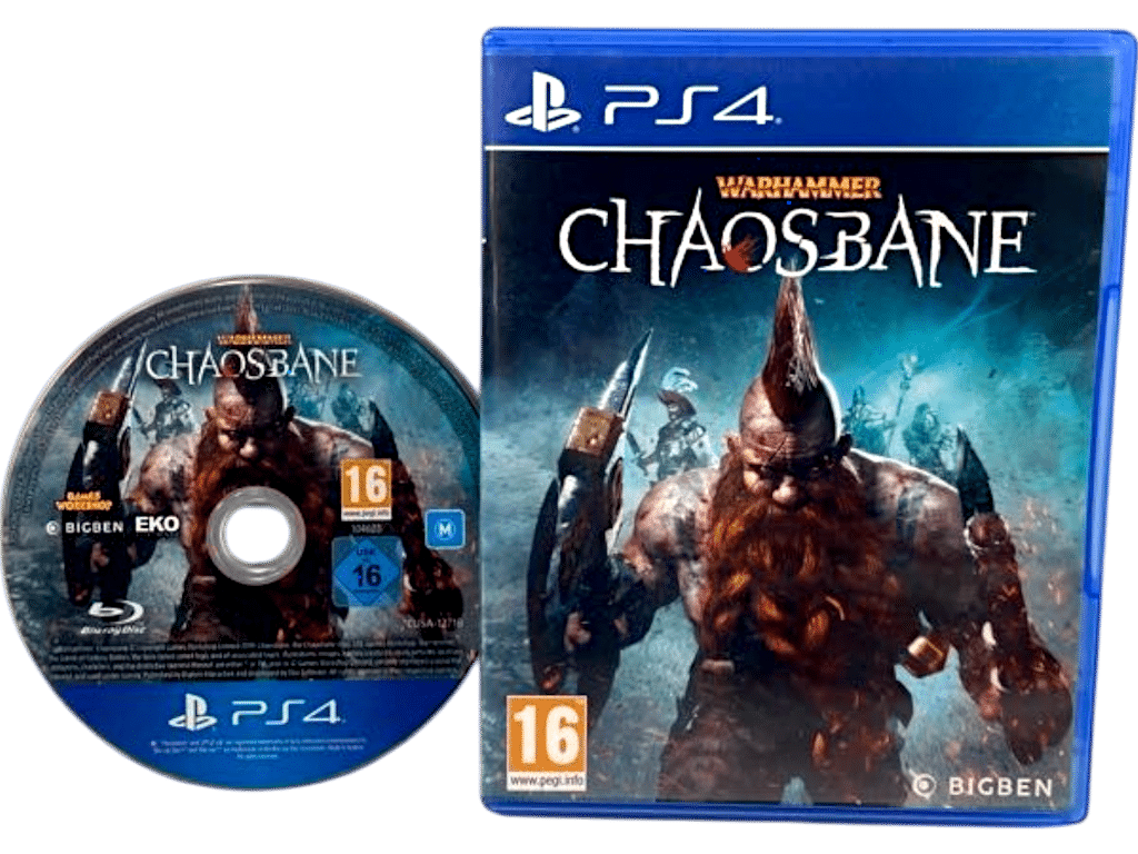 WARHAMMER: CHAOS BANE (PS4) *MINT COMPLETE*