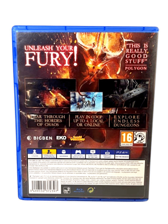 WARHAMMER: CHAOS BANE (PS4) *MINT COMPLETE* - Image 2