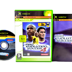 PES 4 Pro Evolution Soccer 4 (Xbox) *MINT COMPLETE*