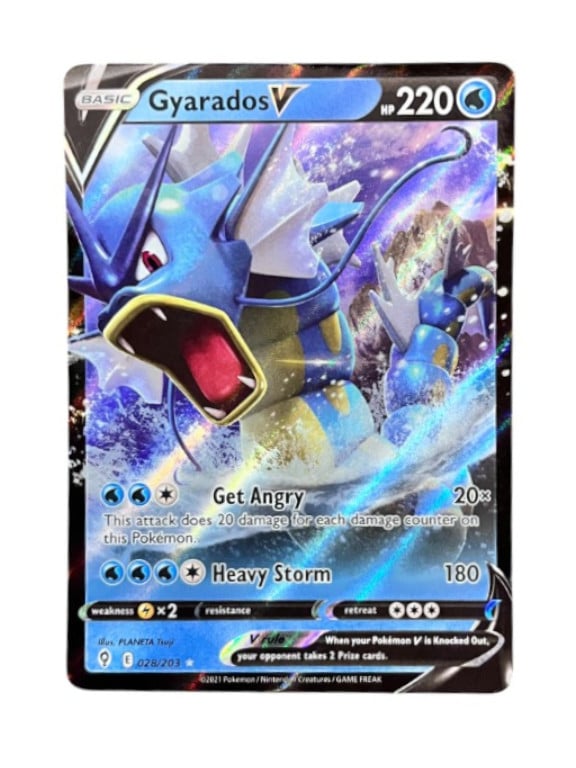 POKEMON TCG - GYARADOS V 028/203 Evolving Skies