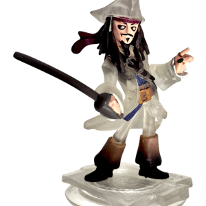 Disney Infinity Crystal Captain Jack Sparrow TRANSPARENT *EXCELLENT - RARE*