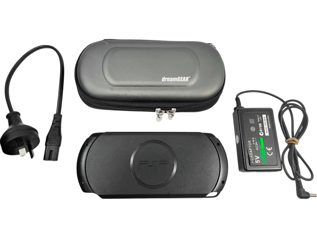 PSP Street Console + Charger + Case + Mem Card