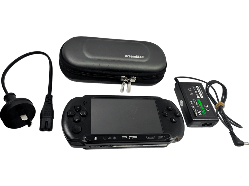 PSP Street Console + Charger + Case + Mem Card