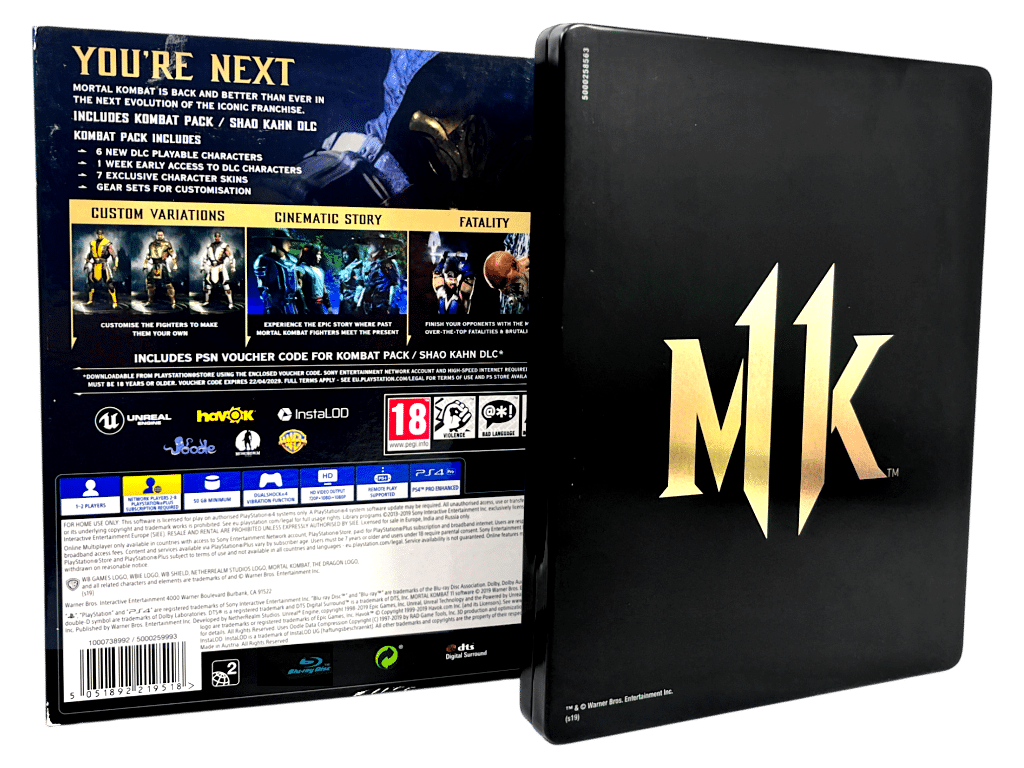 Mortal Kombat 11 (PS4) *STEEL COLLECTOR'S EDITION - NO DISC* - Image 2