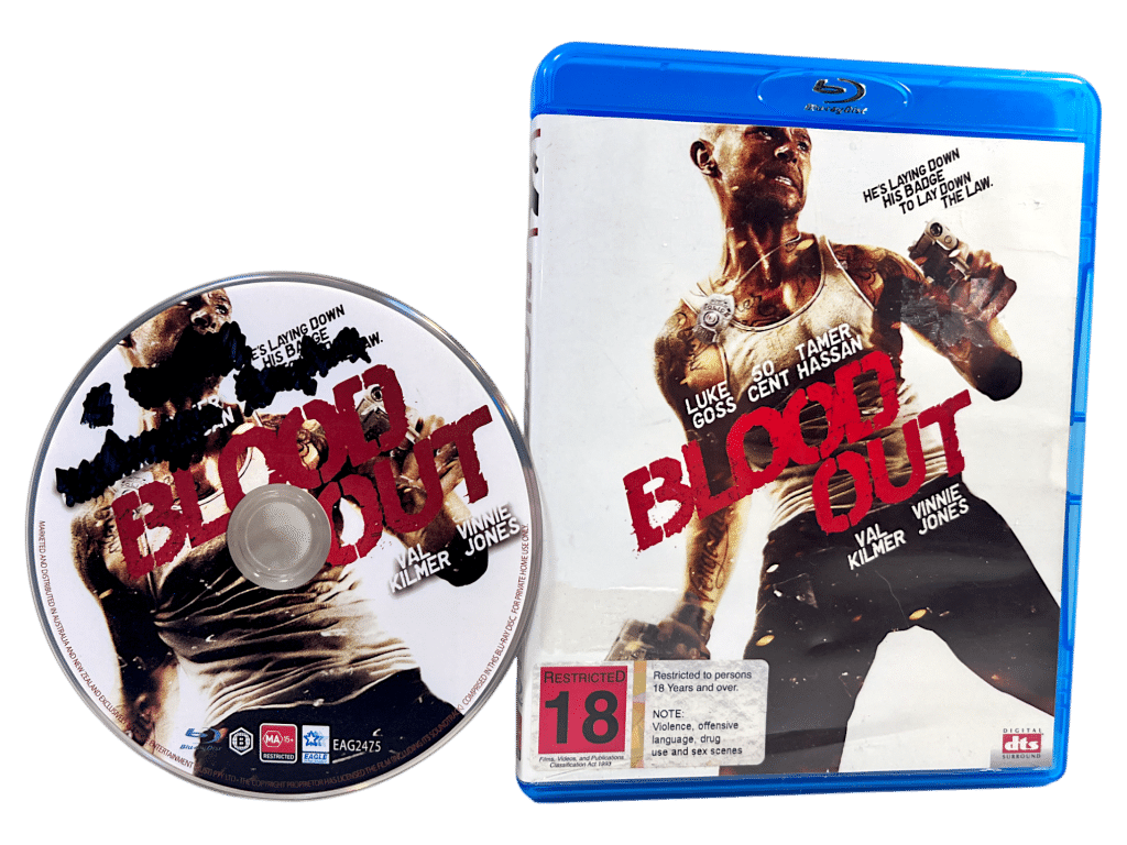 BLOOD OUT starring Val Kilmer & Vinnie Jones (Blu-Ray)