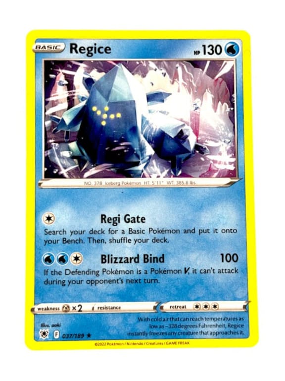 POKEMON TCG - Regice 037189 Astral Radiance