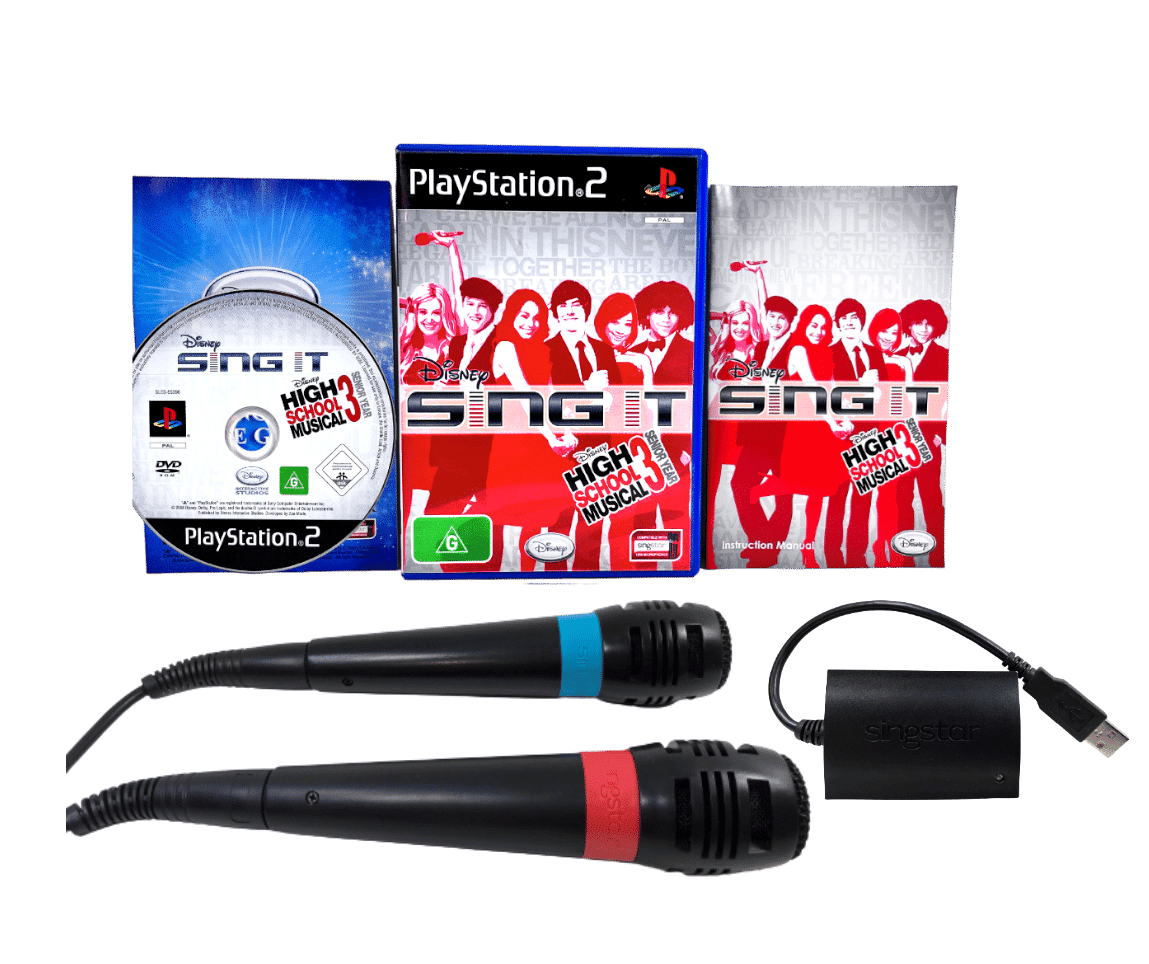 SINGSTAR Disney Sing It PS2 (Game + Microphones)