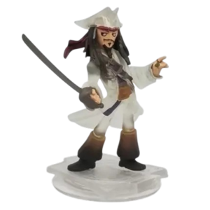 Disney Infinity Crystal Captain Jack Sparrow TRANSPARENT *EXCELLENT - RARE*
