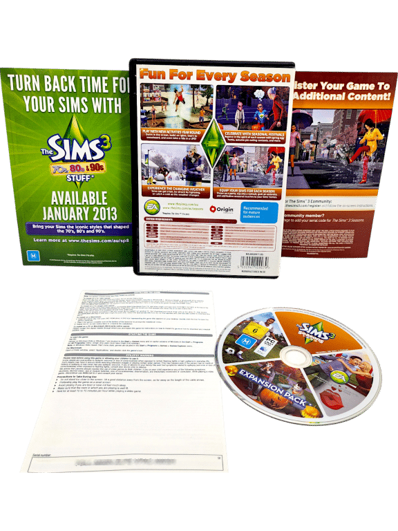 The SIMS 3 SEASONS (PC) *MINT COMPLETE* - Image 2