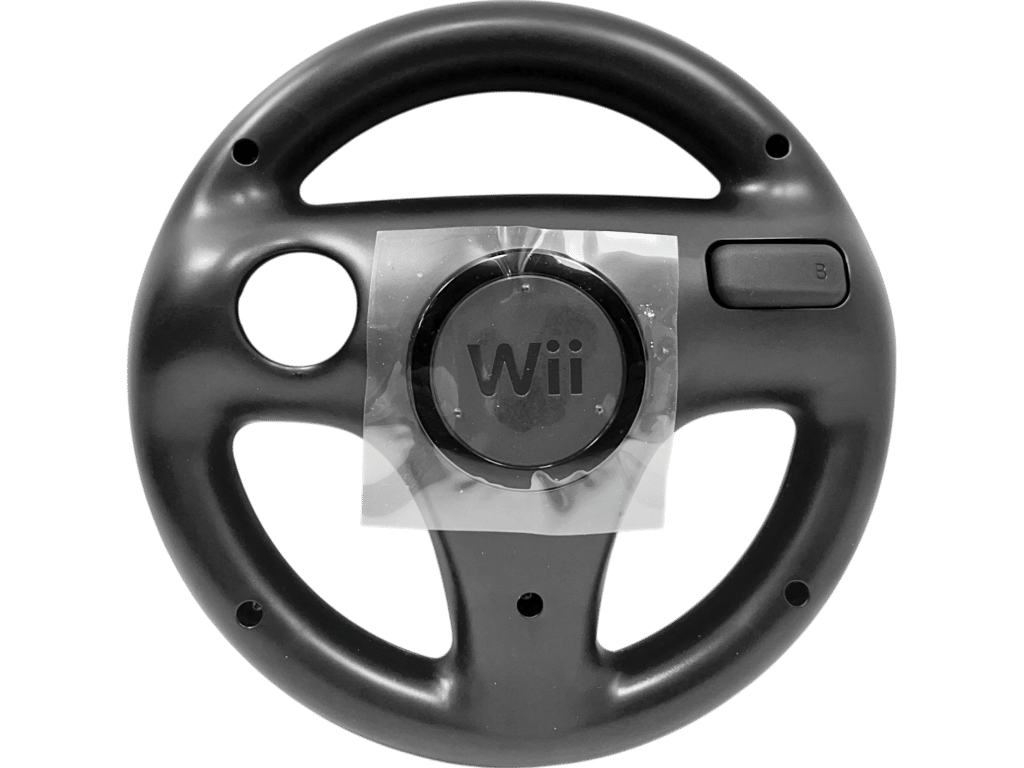 GENUINE NINTENDO Wii Mario Kart Wheel *ALL BLACK EDITION* (BRAND NEW!)