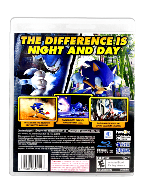 SONIC Unleashed (PS3