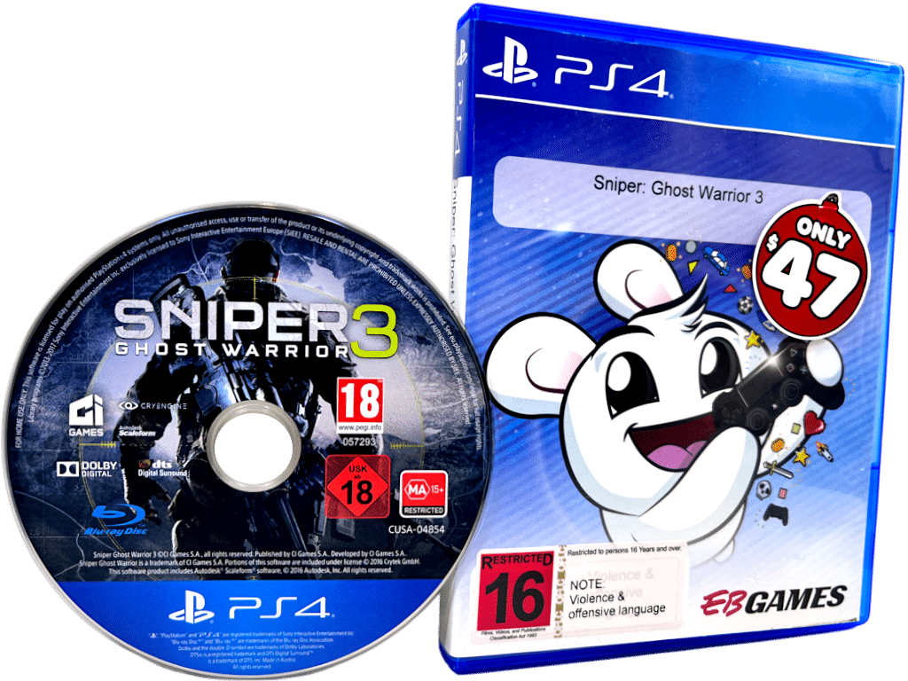 SNIPER GHOST WARRIOR 3 PS4 game
