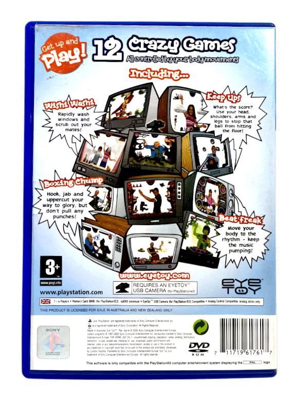 EyeToy / Eye Toy COMPLETE SET: Camera + Game! - Appleby Games