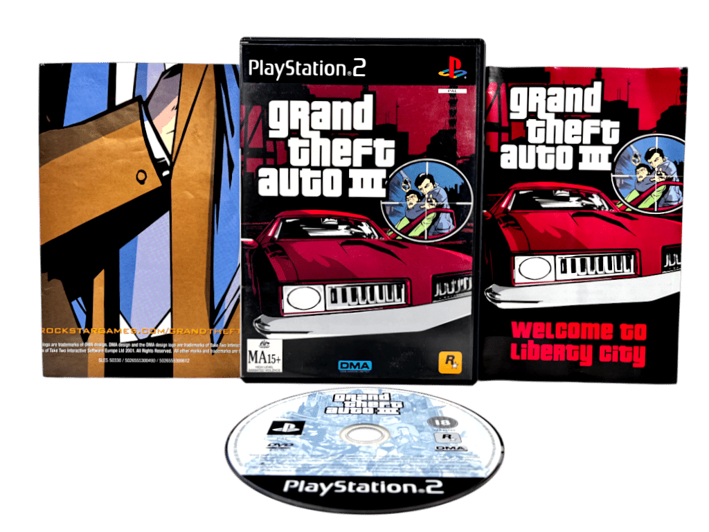 Grand Theft Auto 3 (PS2 BLACK EDITION)
