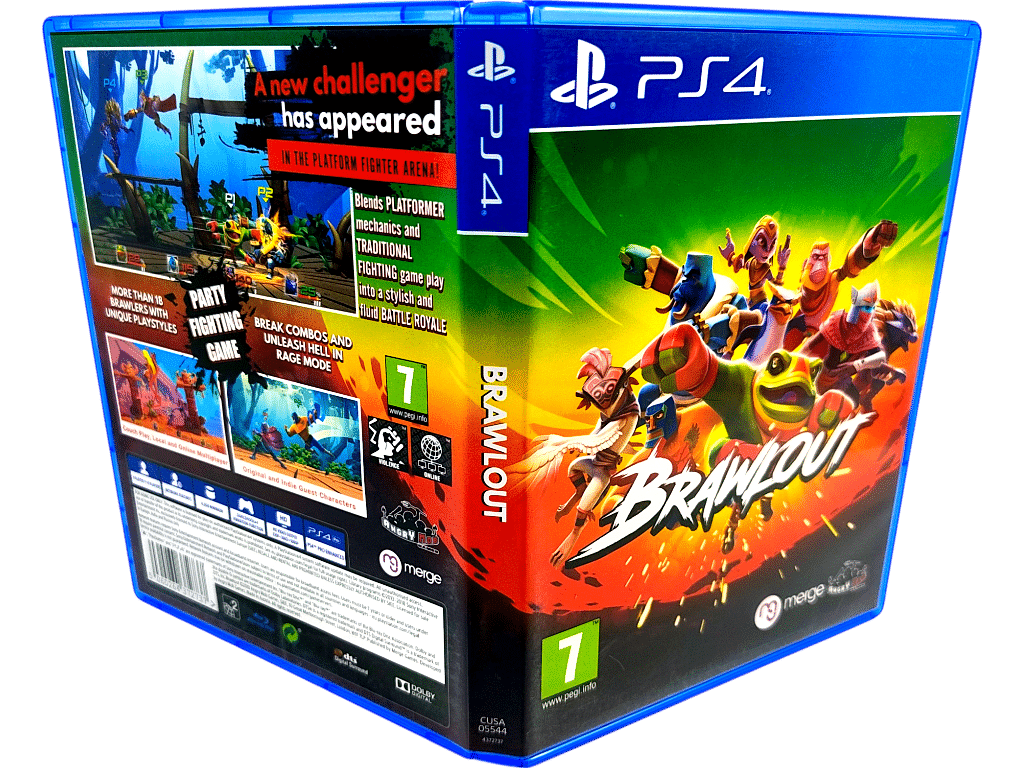 BRAWLOUT (PS4) *MINT COMPLETE* - Image 2