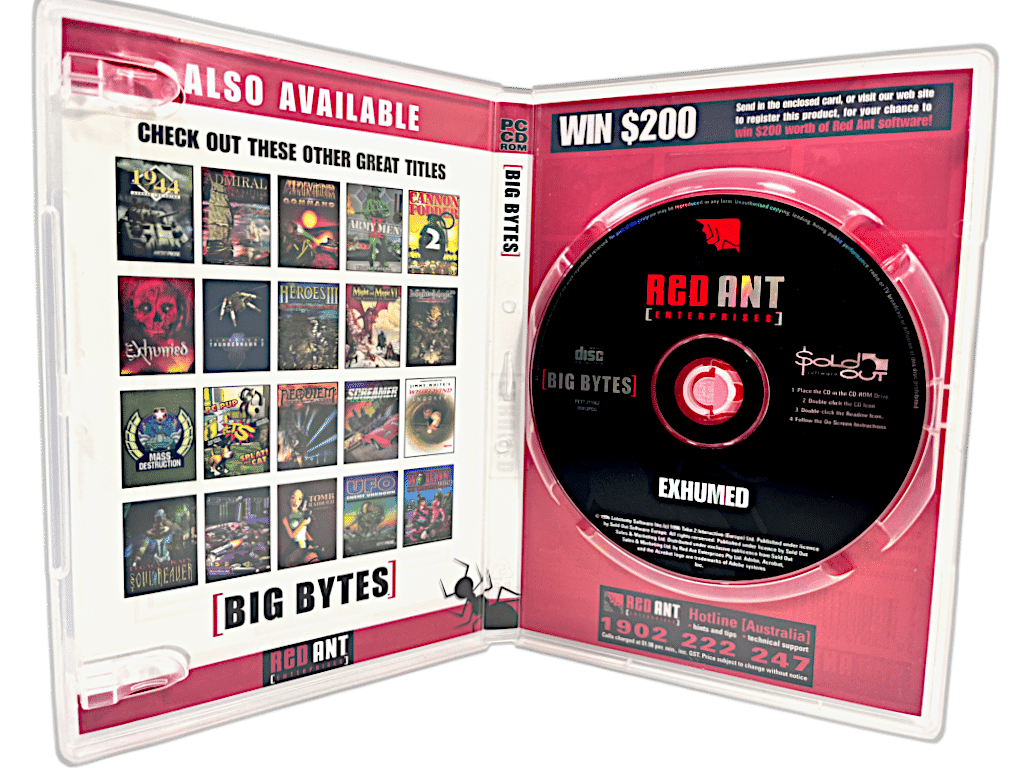 Exhumed - Red Ant Enterprises - Big Bytes - PC Game (1996)