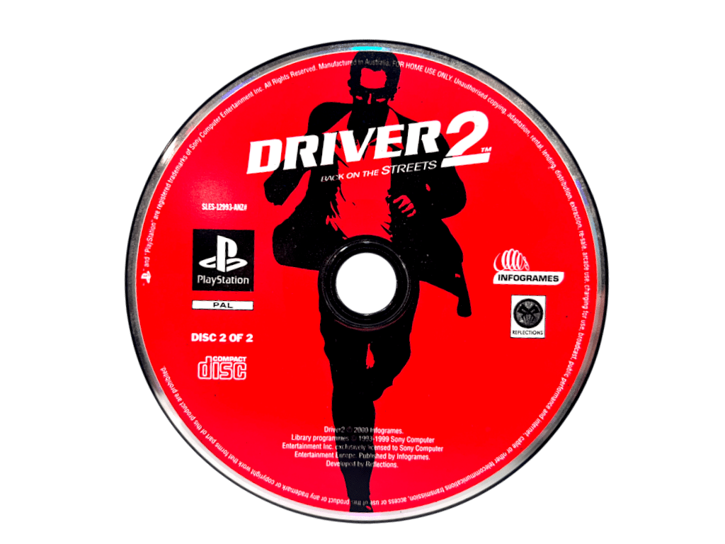 DRIVER 2: BACK ON THE STREETS (PS1) DISC 2 of 2
