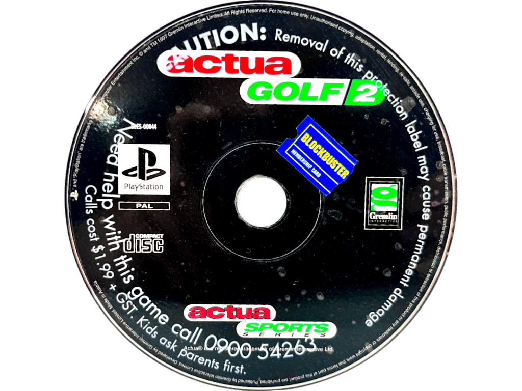ACTUA GOLF 2 (PS1)