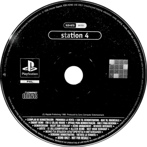 STATION 4 SLED-01731 01731 (PS1) DEMO DISC